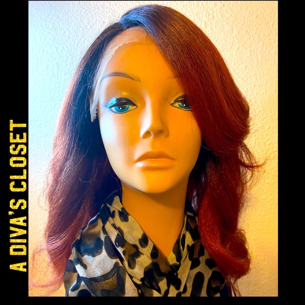 Cinnamon Natural Body Curled Layered Wig